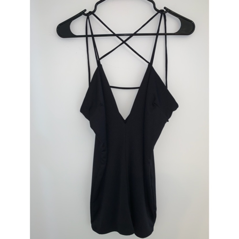 Fashion Nova Black Romper